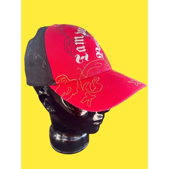 Tampa Bay Buccaneers Hat Womens Red Snapback Trucker Cap Reebok Embroidered Flag - Picture 4 of 8